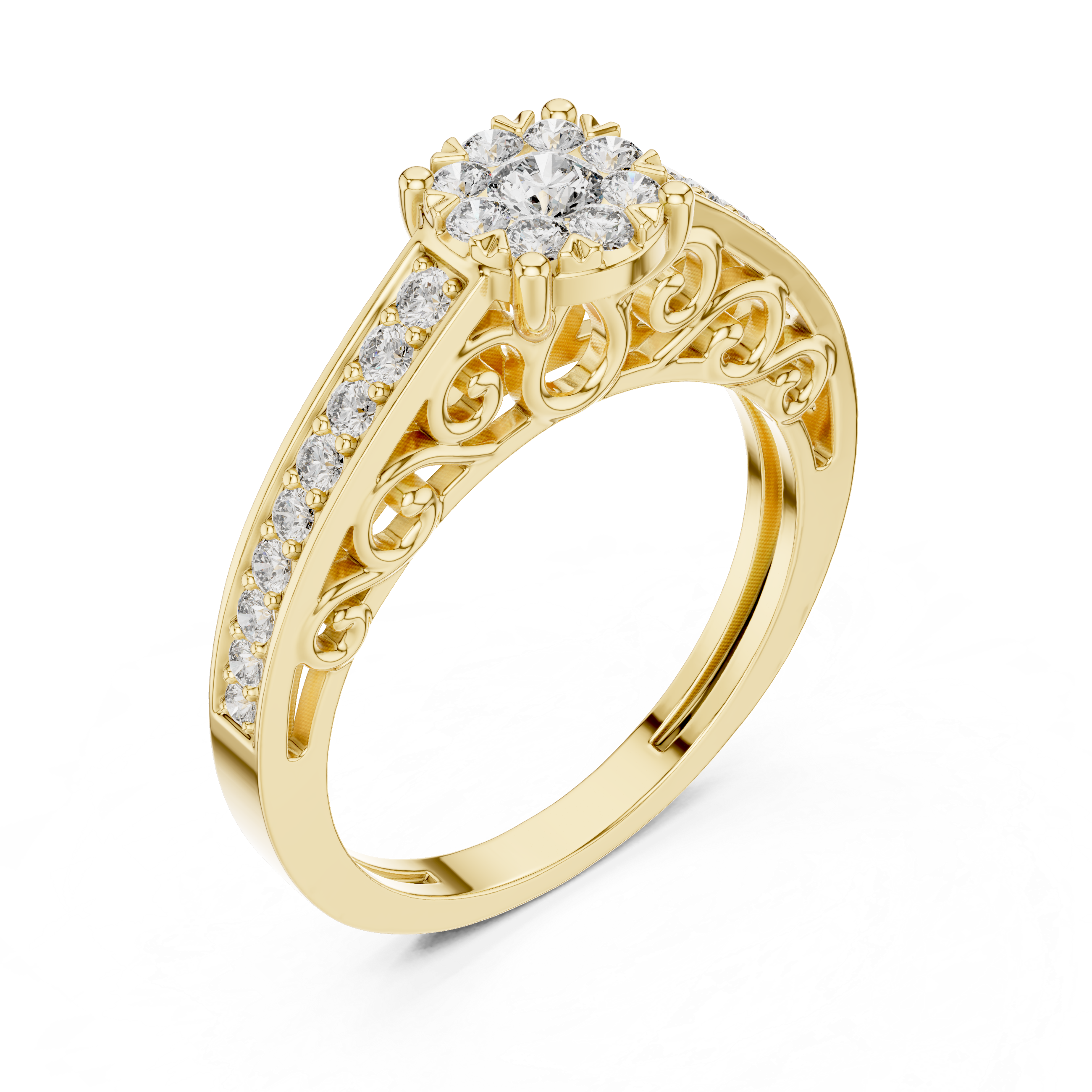 Astral Plane lab grown diamond ring