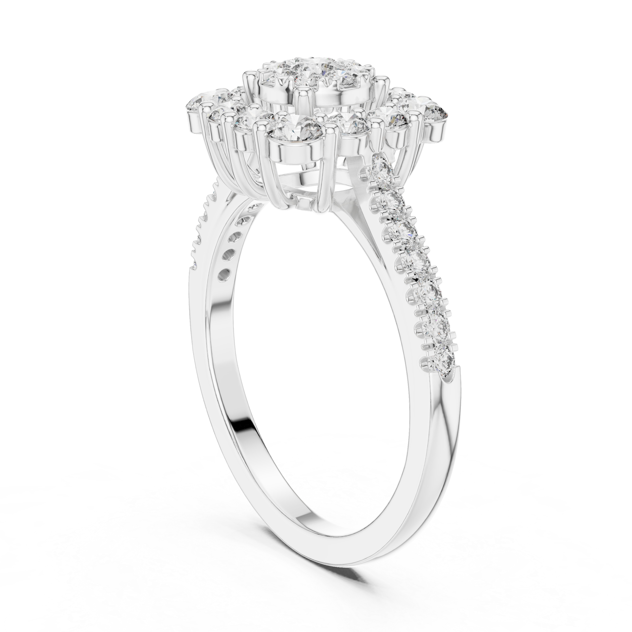 Sovereign State lab grown diamond ring