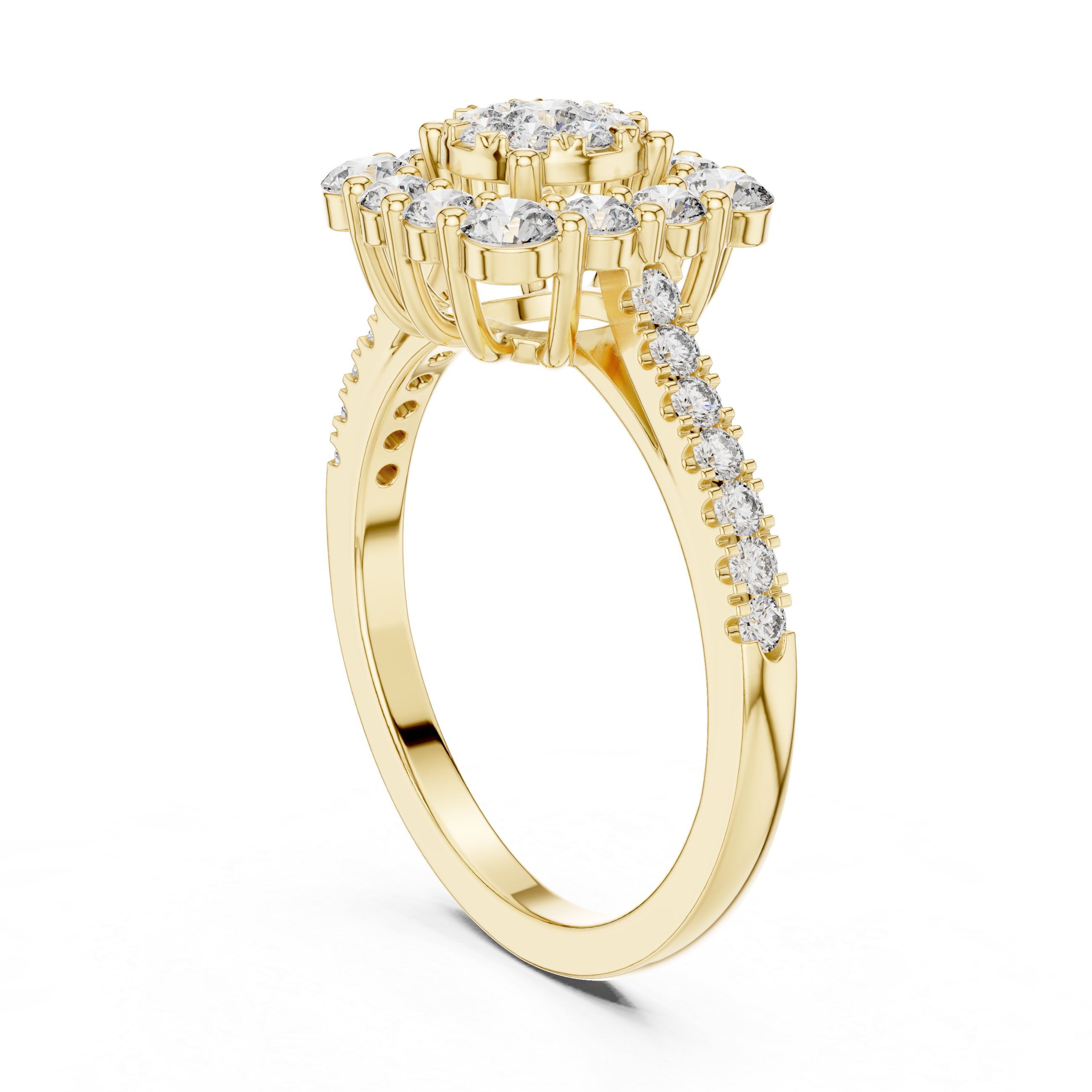 Sovereign State lab grown diamond ring