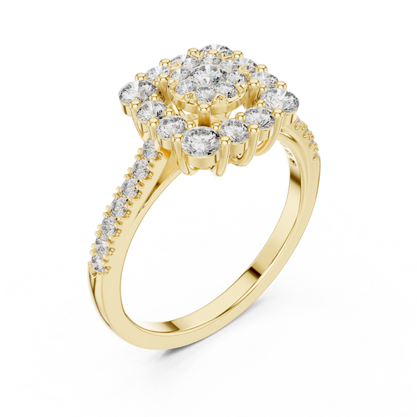 Sovereign State lab grown diamond ring