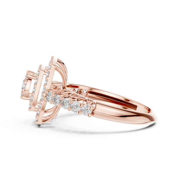 Sacred Grove lab grown diamond ring