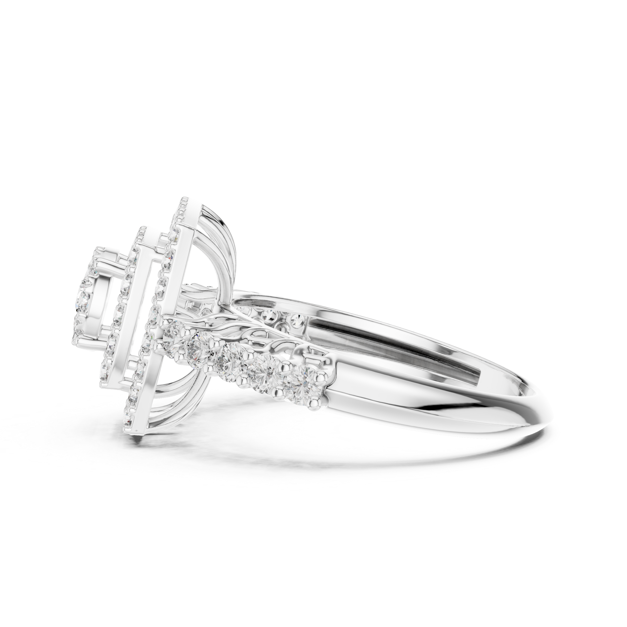Sacred Grove lab grown diamond ring