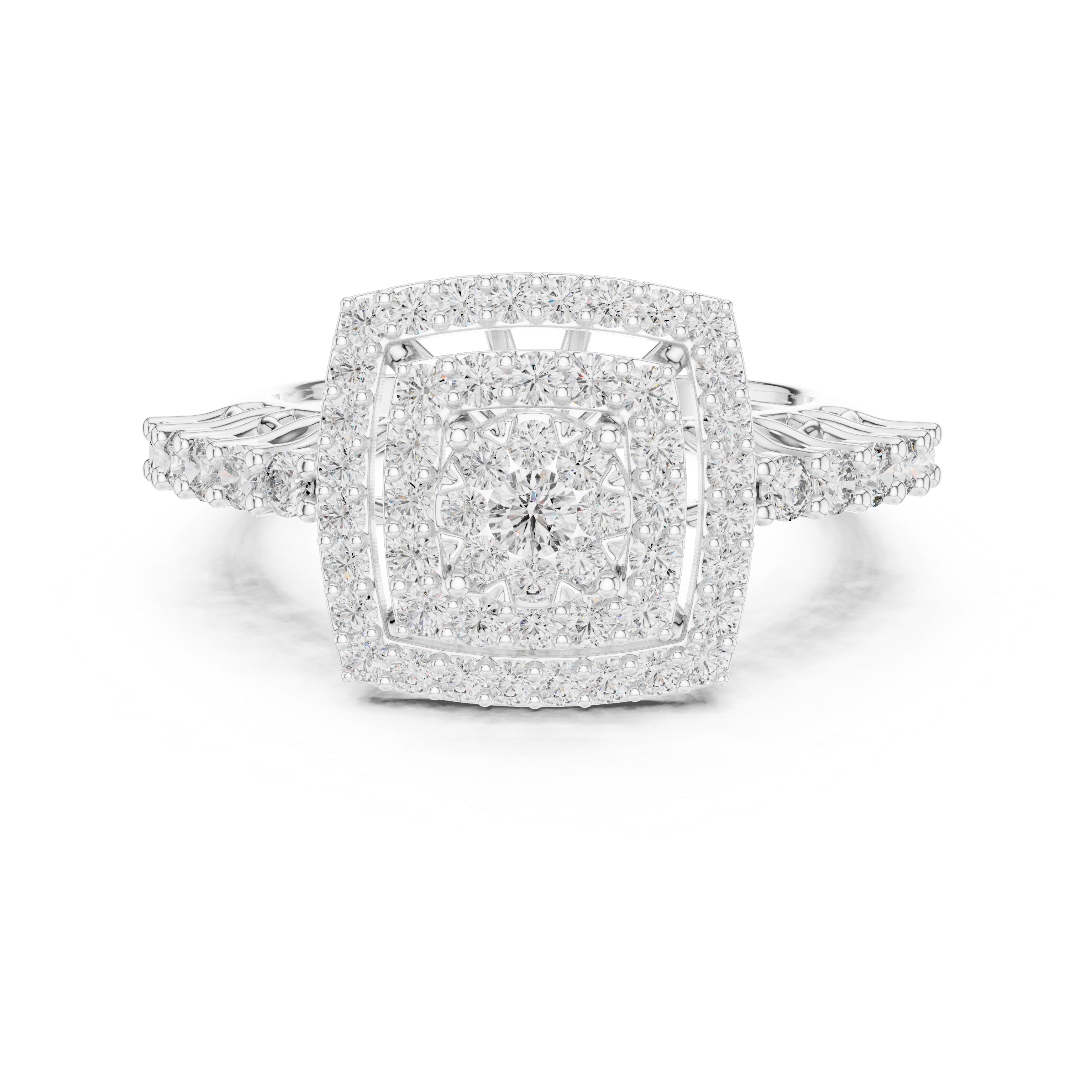Sacred Grove lab grown diamond ring