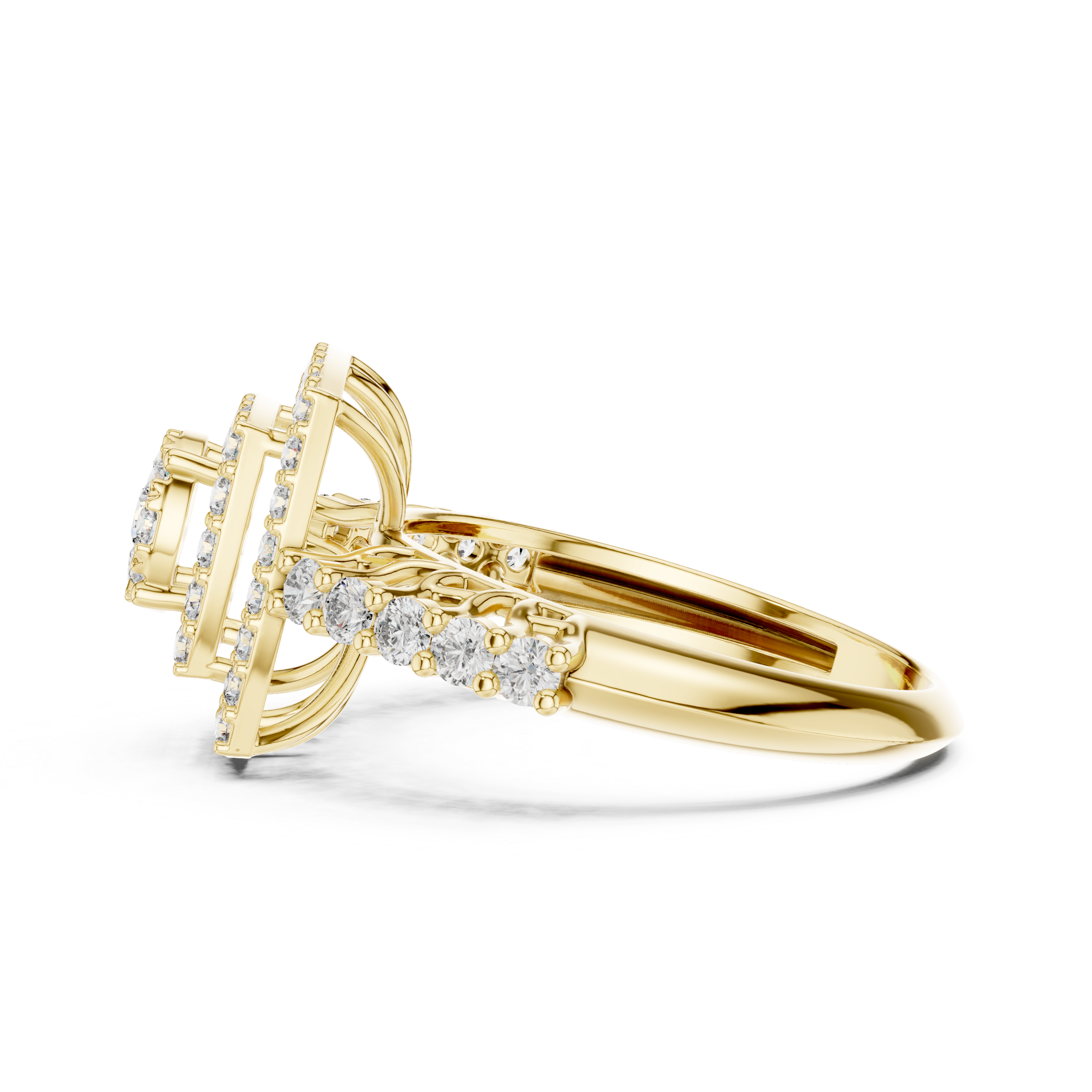Sacred Grove lab grown diamond ring