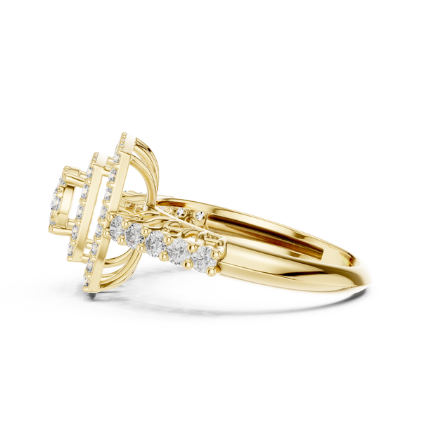 Sacred Grove lab grown diamond ring