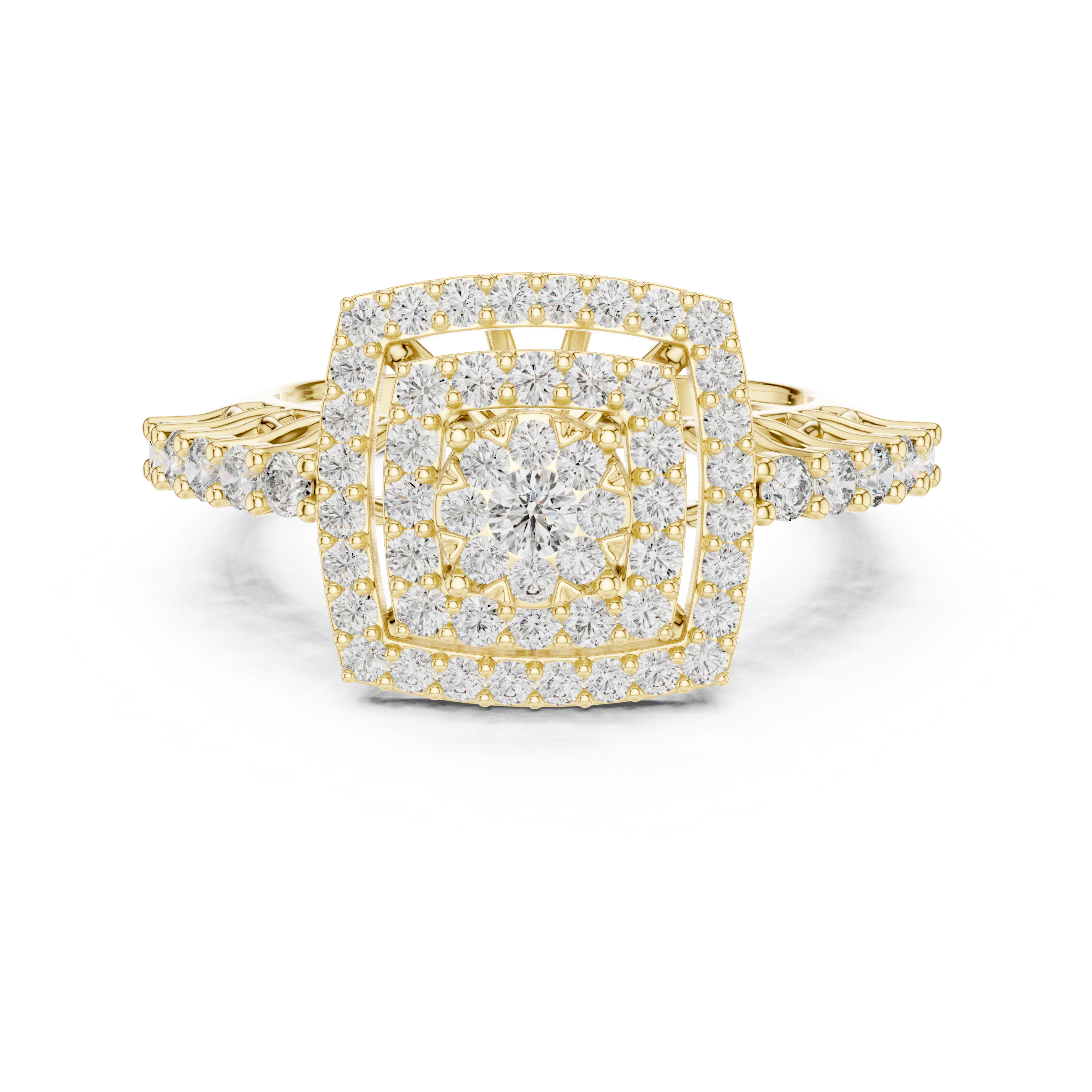Sacred Grove lab grown diamond ring