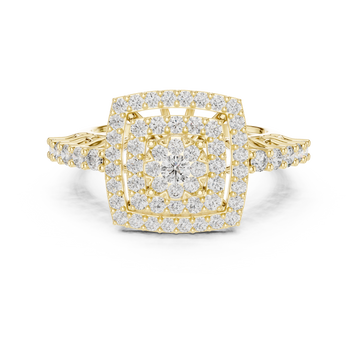 Sacred Grove lab grown diamond ring