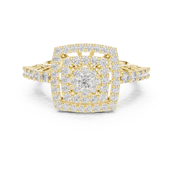 Sacred Grove lab grown diamond ring