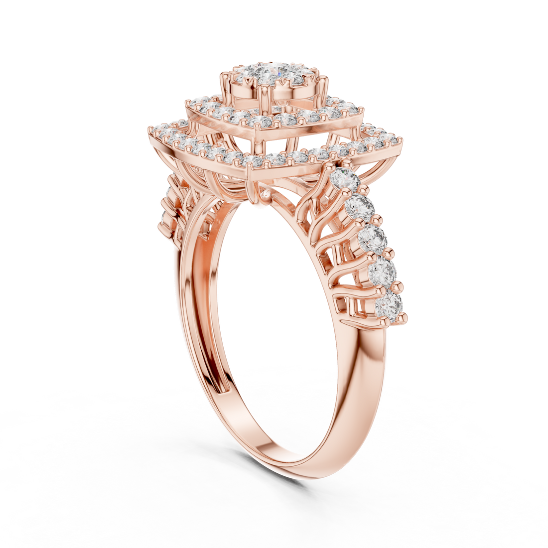 Sacred Grove lab grown diamond ring