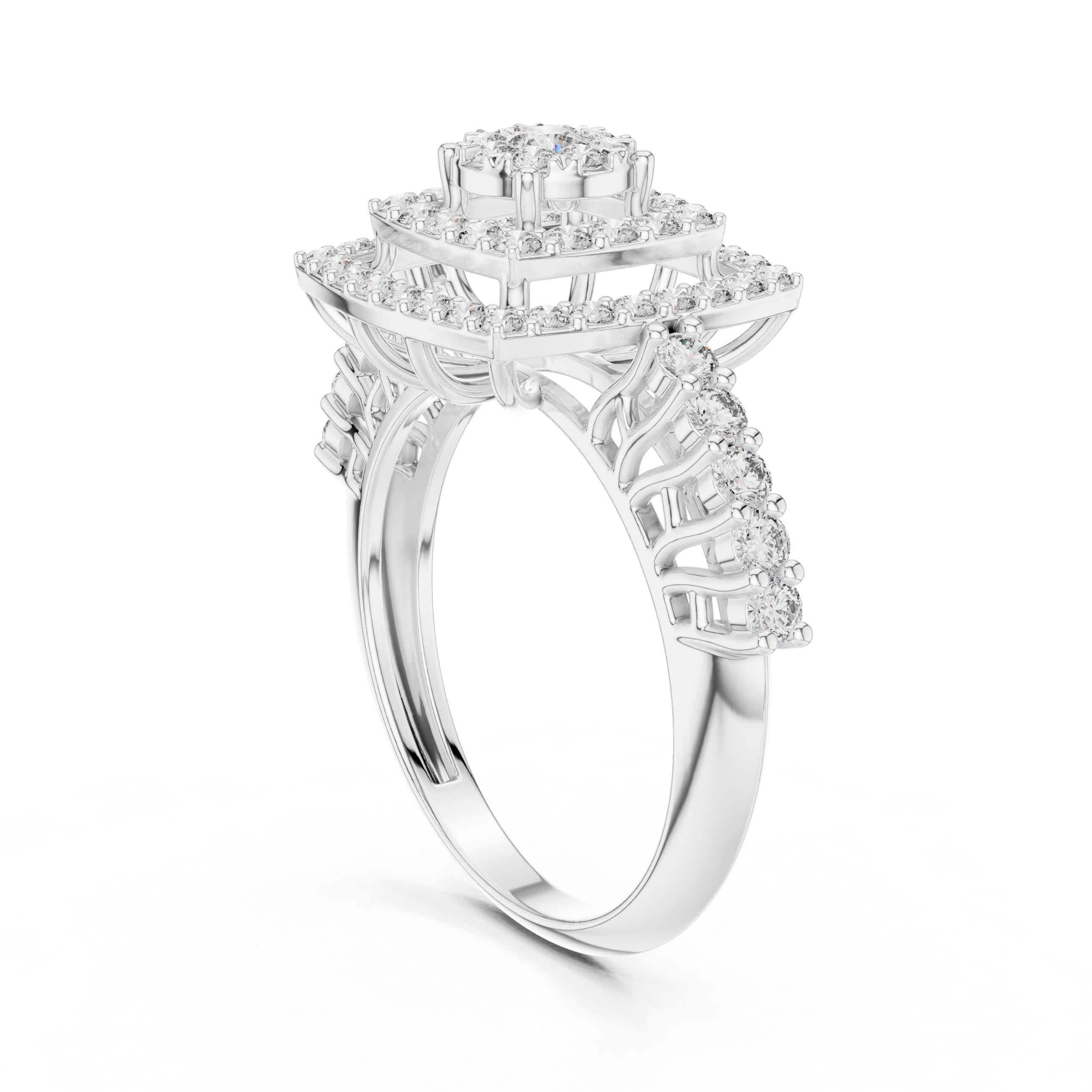 Sacred Grove lab grown diamond ring