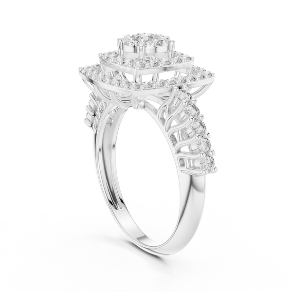 Sacred Grove lab grown diamond ring