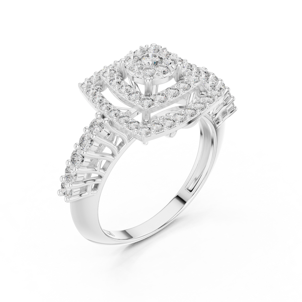Sacred Grove lab grown diamond ring