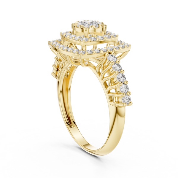 Sacred Grove lab grown diamond ring