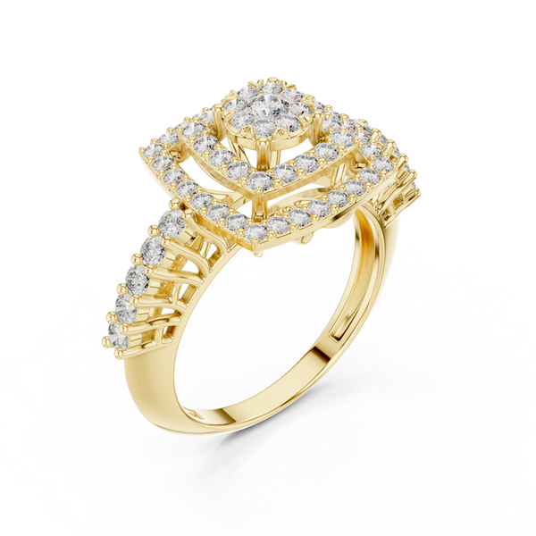 Sacred Grove lab grown diamond ring