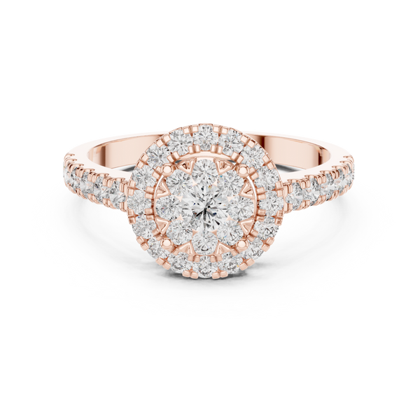 Sunlit Vale lab grown diamond ring