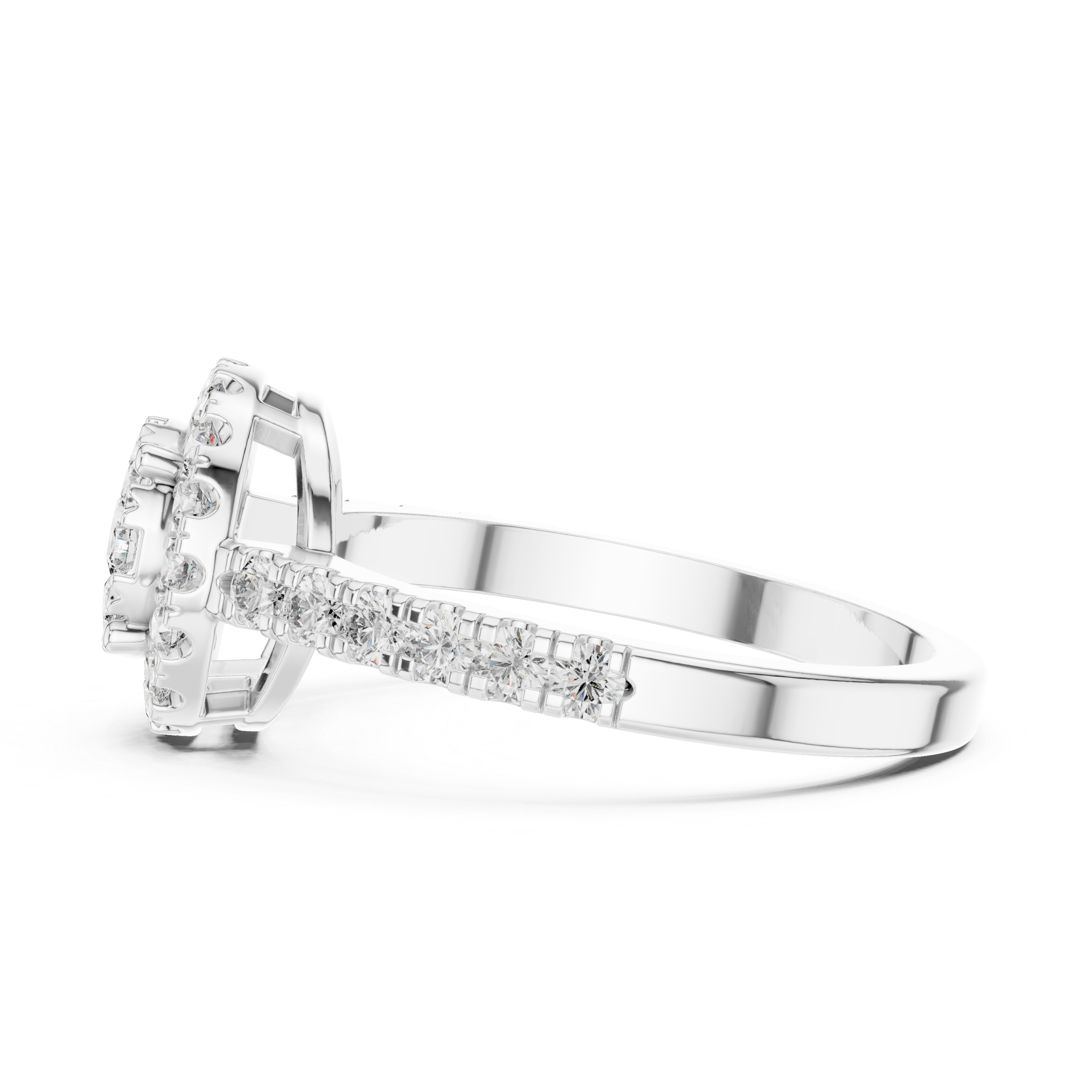 Sunlit Vale lab grown diamond ring