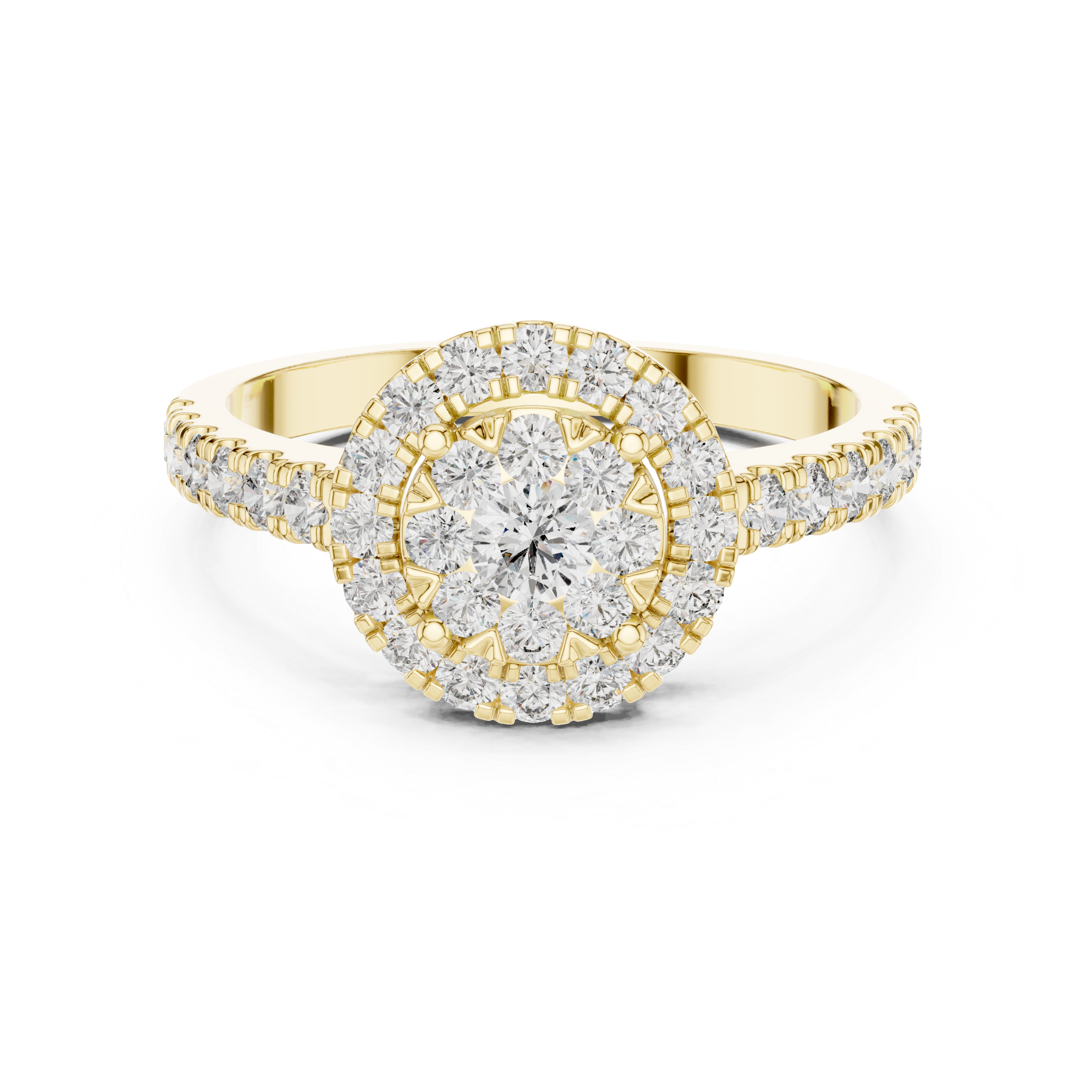 Sunlit Vale lab grown diamond ring