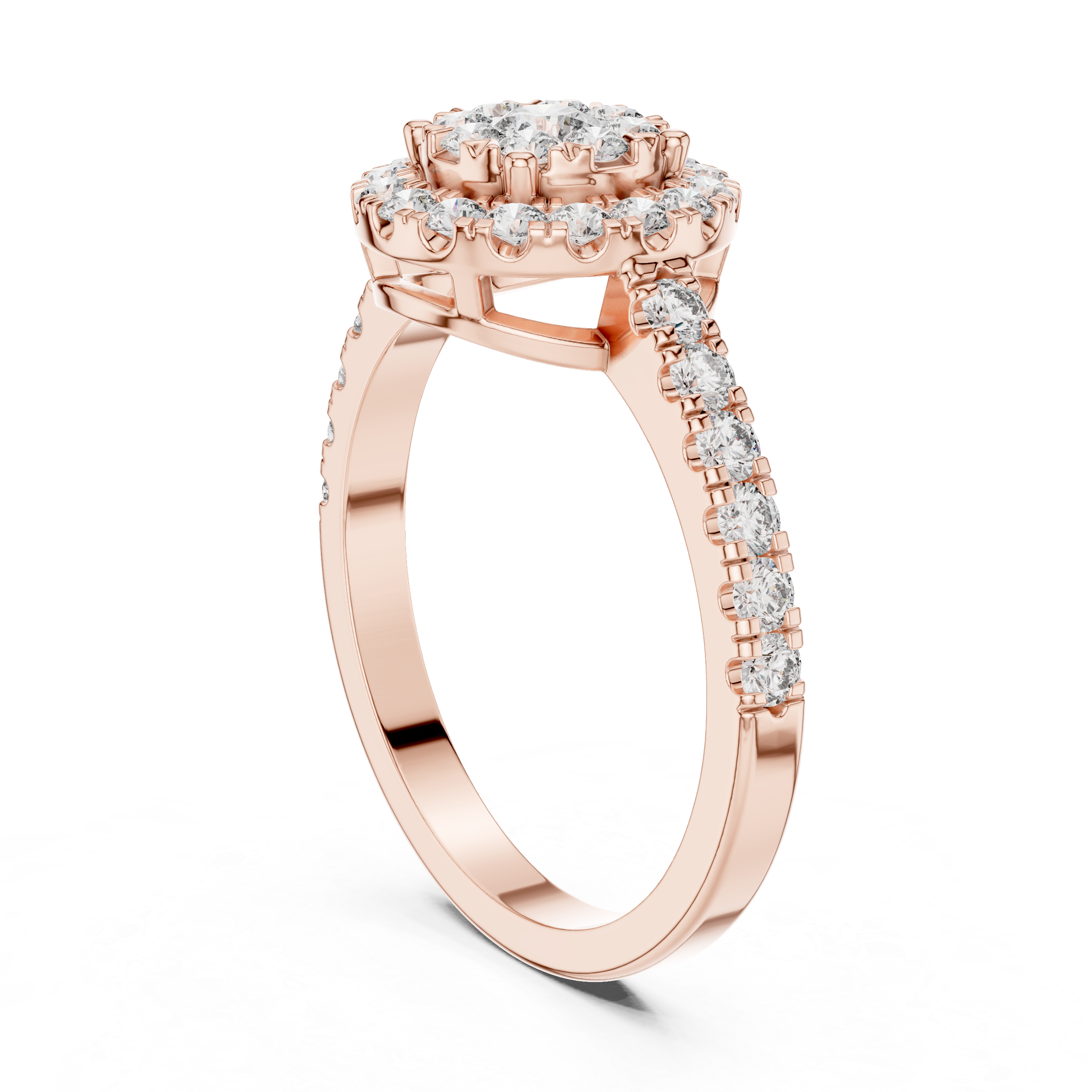 Sunlit Vale lab grown diamond ring