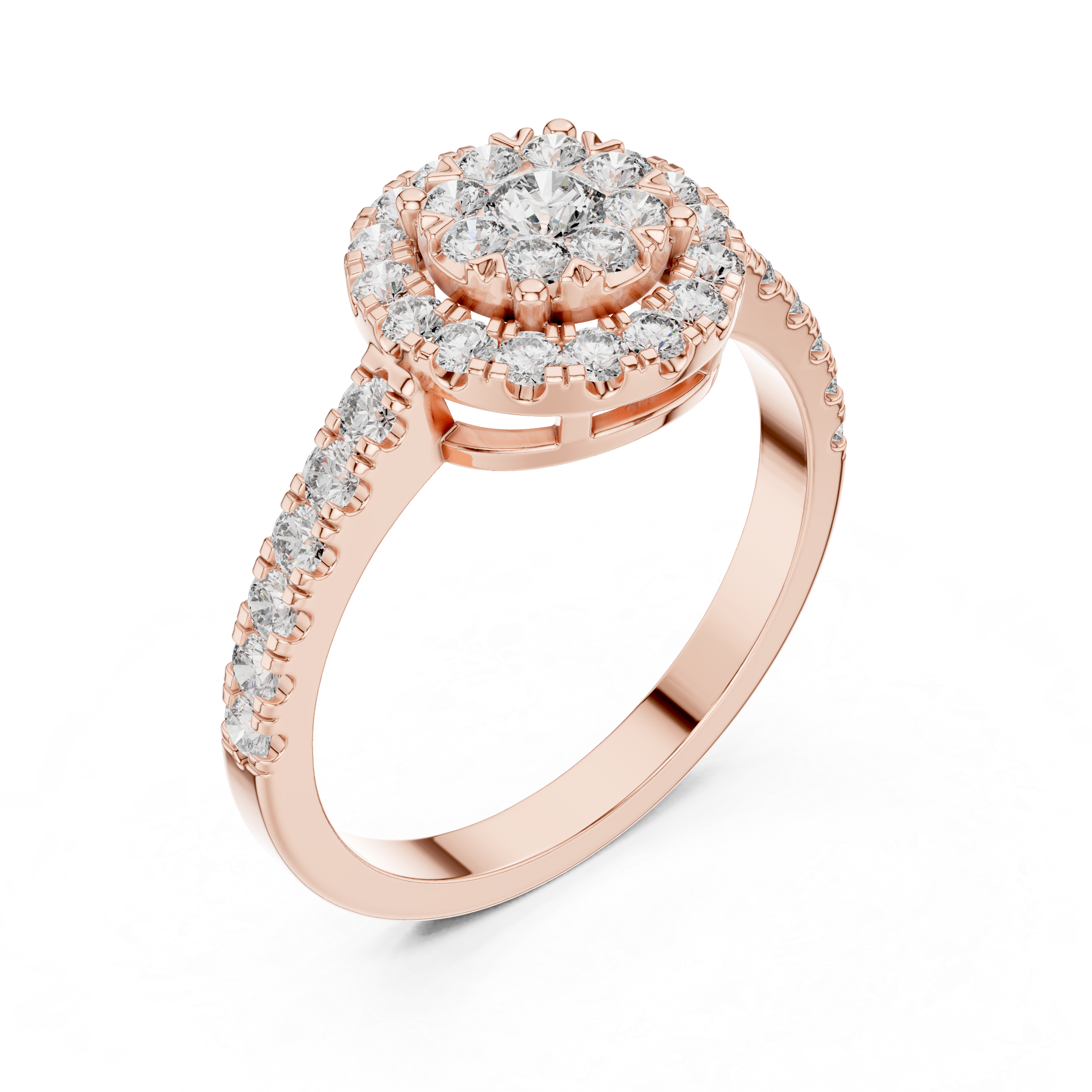 Sunlit Vale lab grown diamond ring
