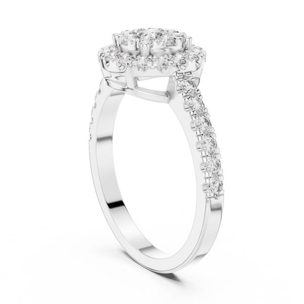 Sunlit Vale lab grown diamond ring