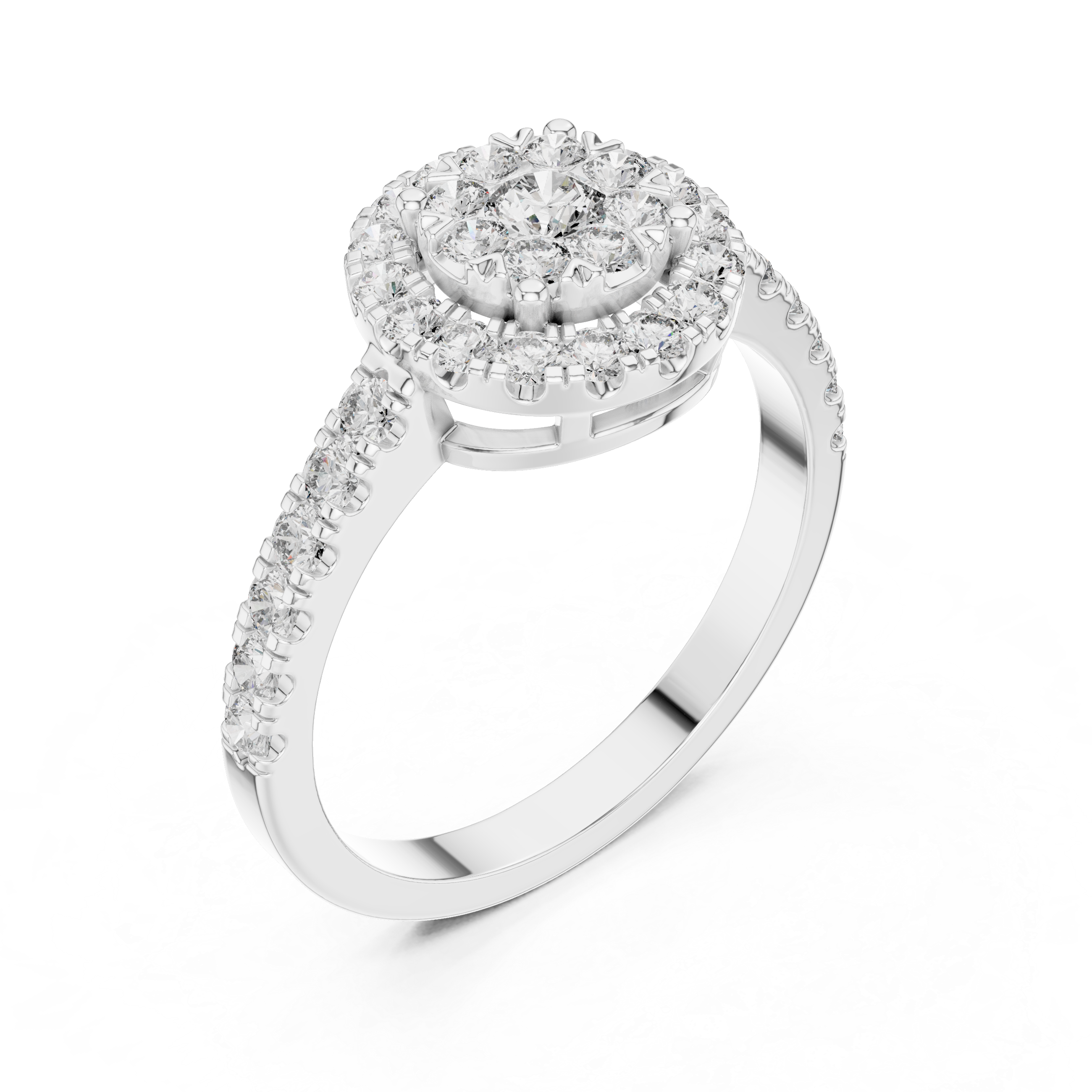 Sunlit Vale lab grown diamond ring