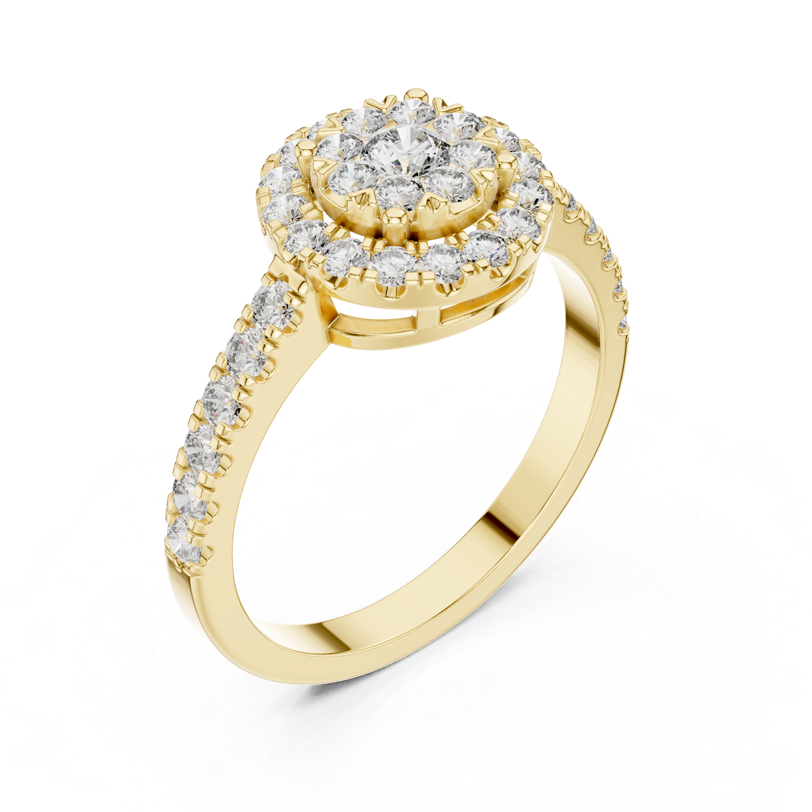 Sunlit Vale lab grown diamond ring