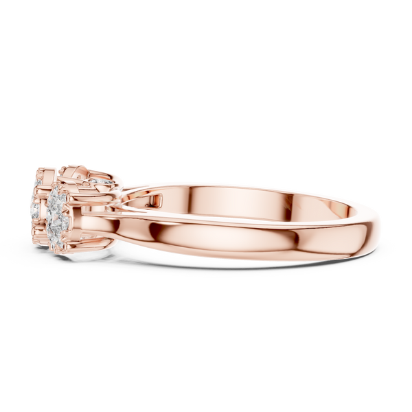 Moonlit Path lab grown diamond ring