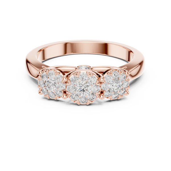 Moonlit Path lab grown diamond ring