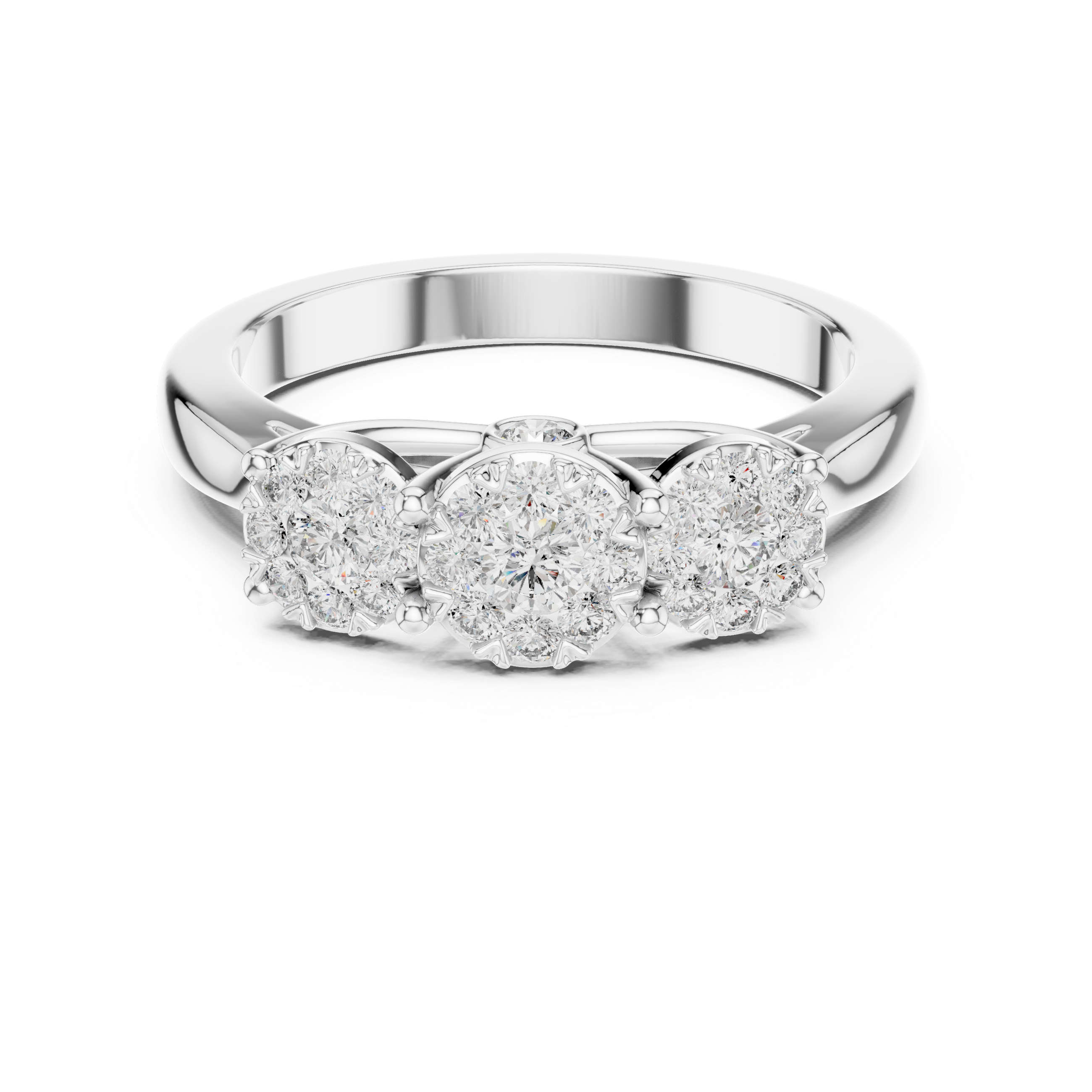 Moonlit Path lab grown diamond ring