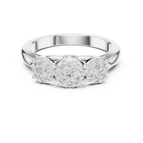 Moonlit Path lab grown diamond ring