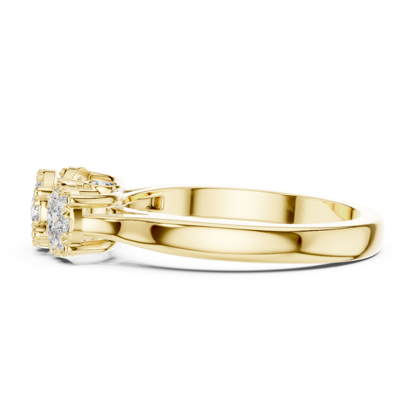 Moonlit Path lab grown diamond ring