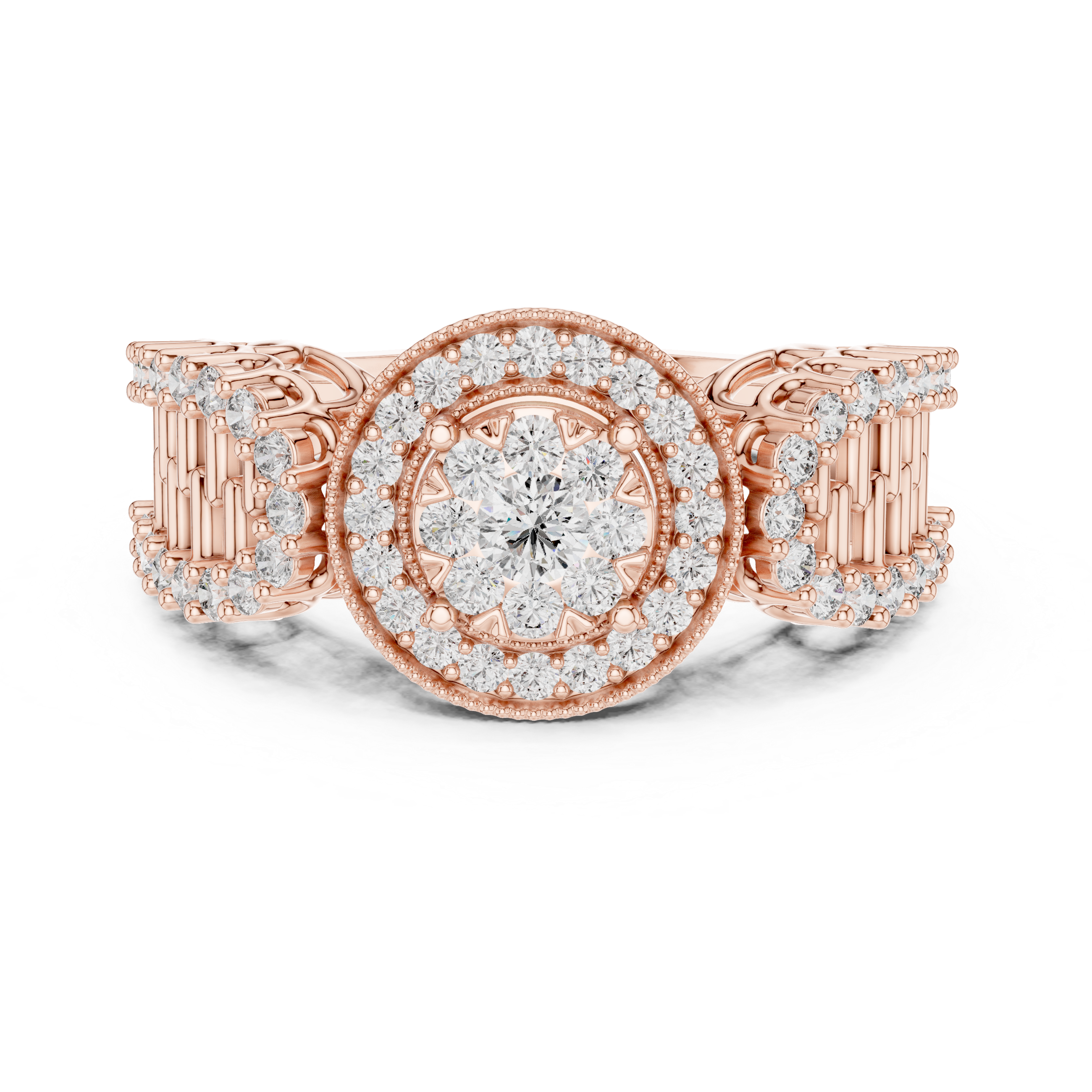 Utopian Land lab grown diamond ring