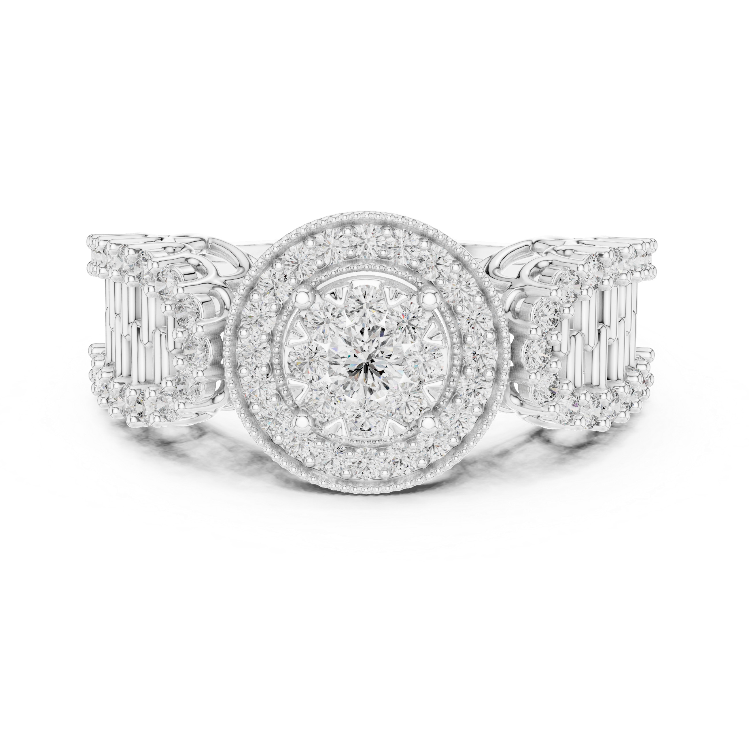 Utopian Land lab grown diamond ring