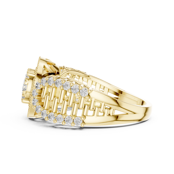 Utopian Land lab grown diamond ring