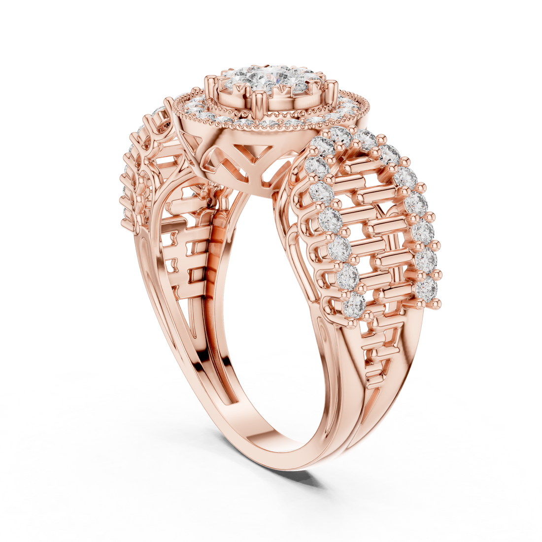 Utopian Land lab grown diamond ring