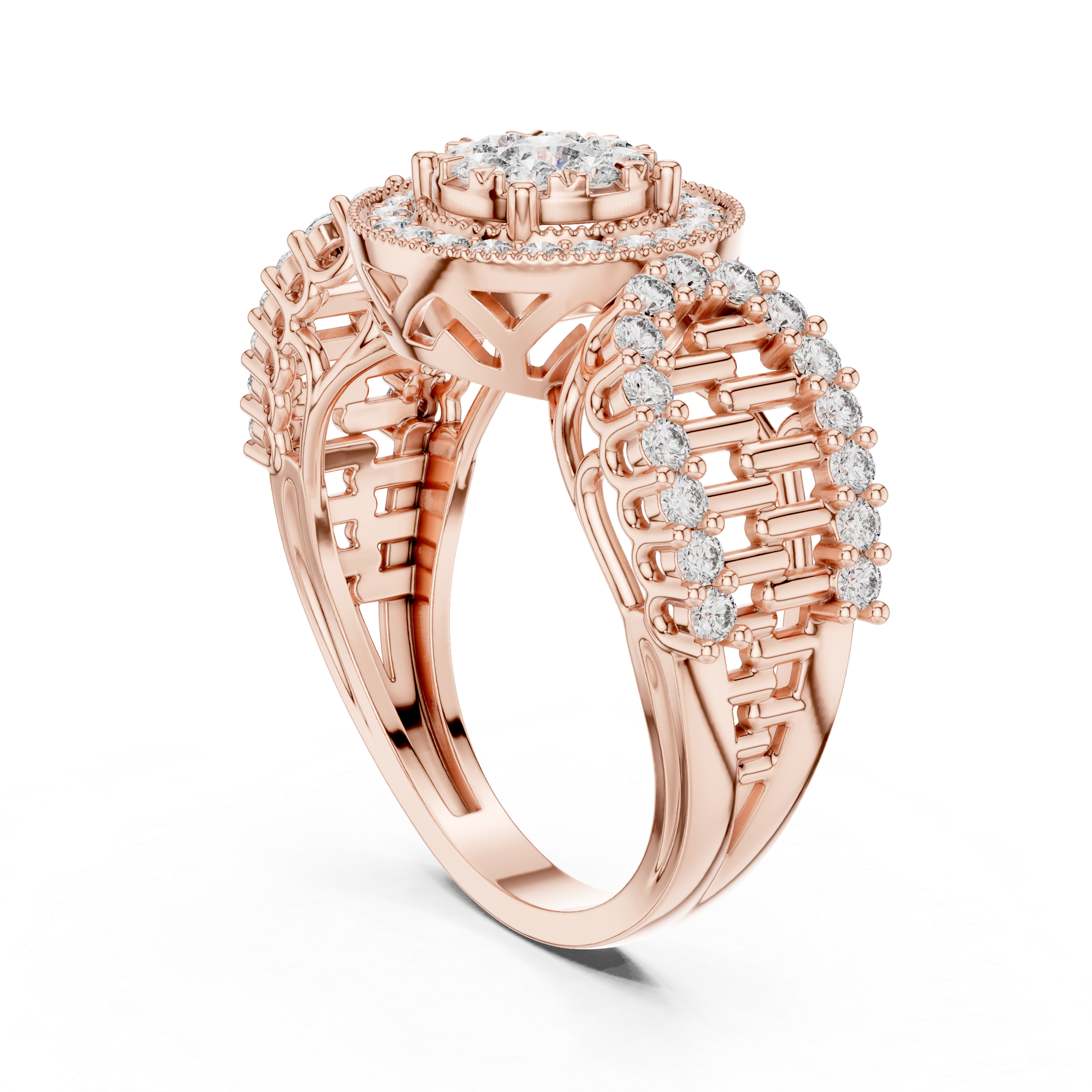 Utopian Land lab grown diamond ring