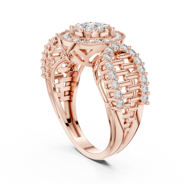 Utopian Land lab grown diamond ring