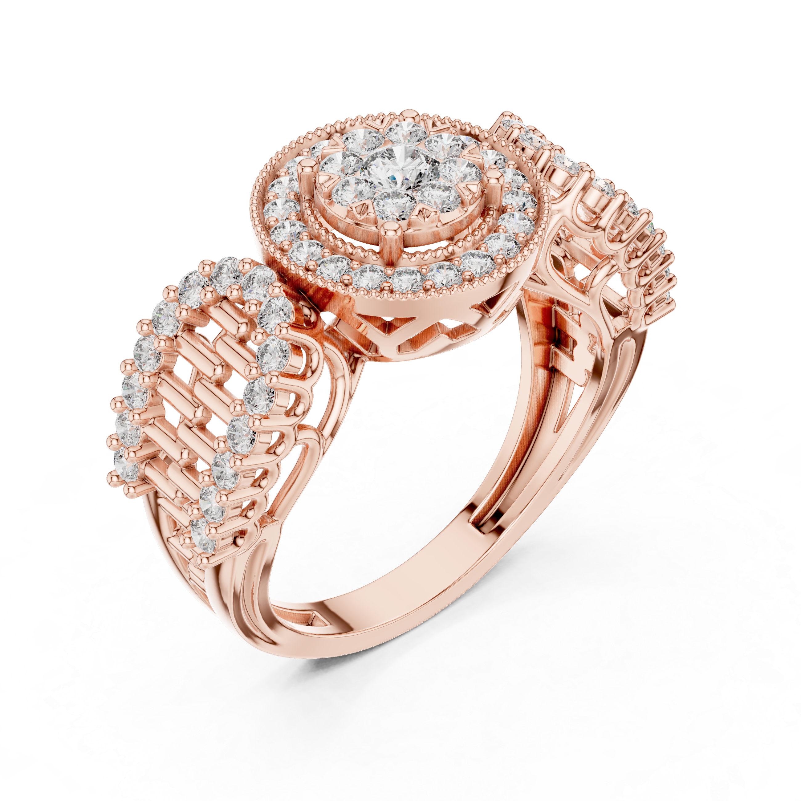 Utopian Land lab grown diamond ring