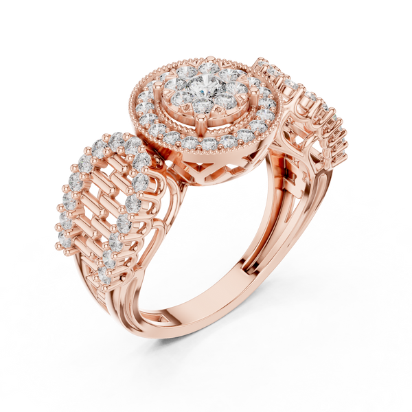 Utopian Land lab grown diamond ring