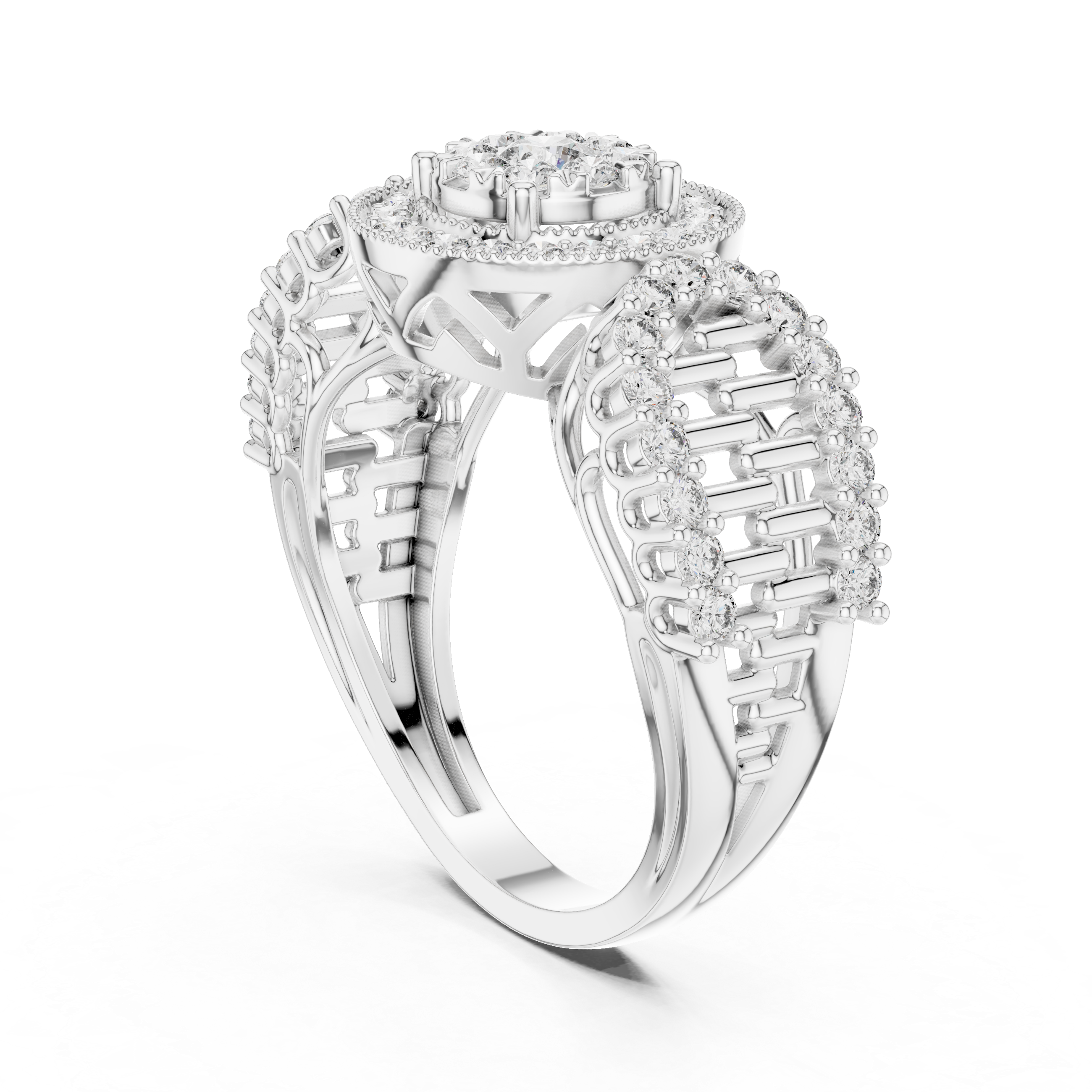Utopian Land lab grown diamond ring