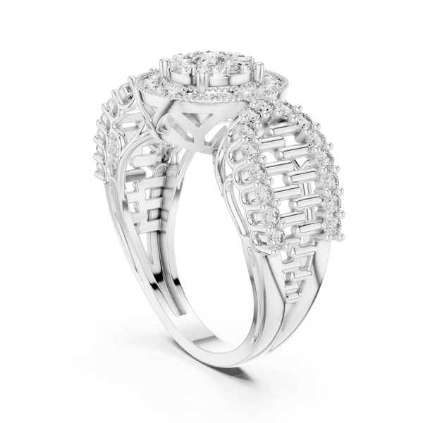 Utopian Land lab grown diamond ring