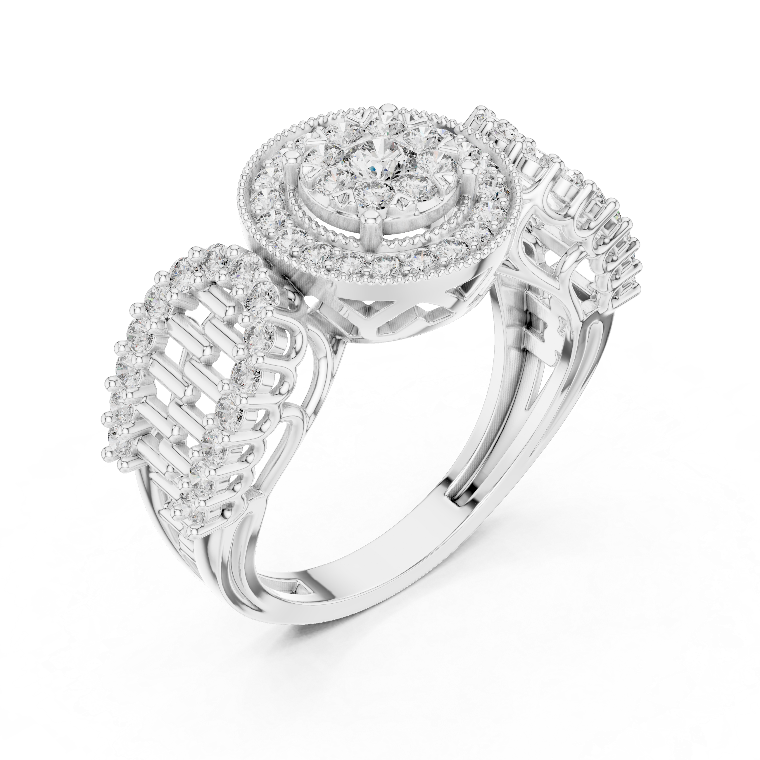 Utopian Land lab grown diamond ring