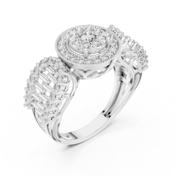 Utopian Land lab grown diamond ring