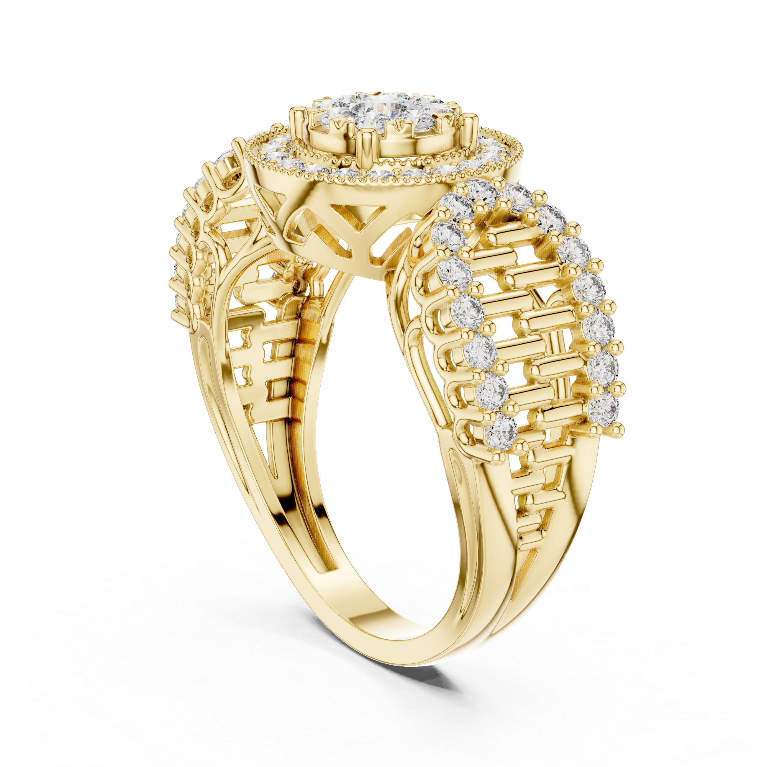 Utopian Land lab grown diamond ring