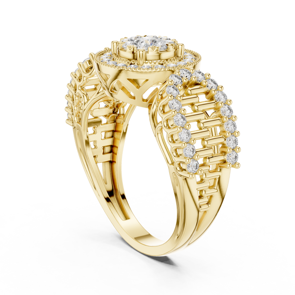 Utopian Land lab grown diamond ring