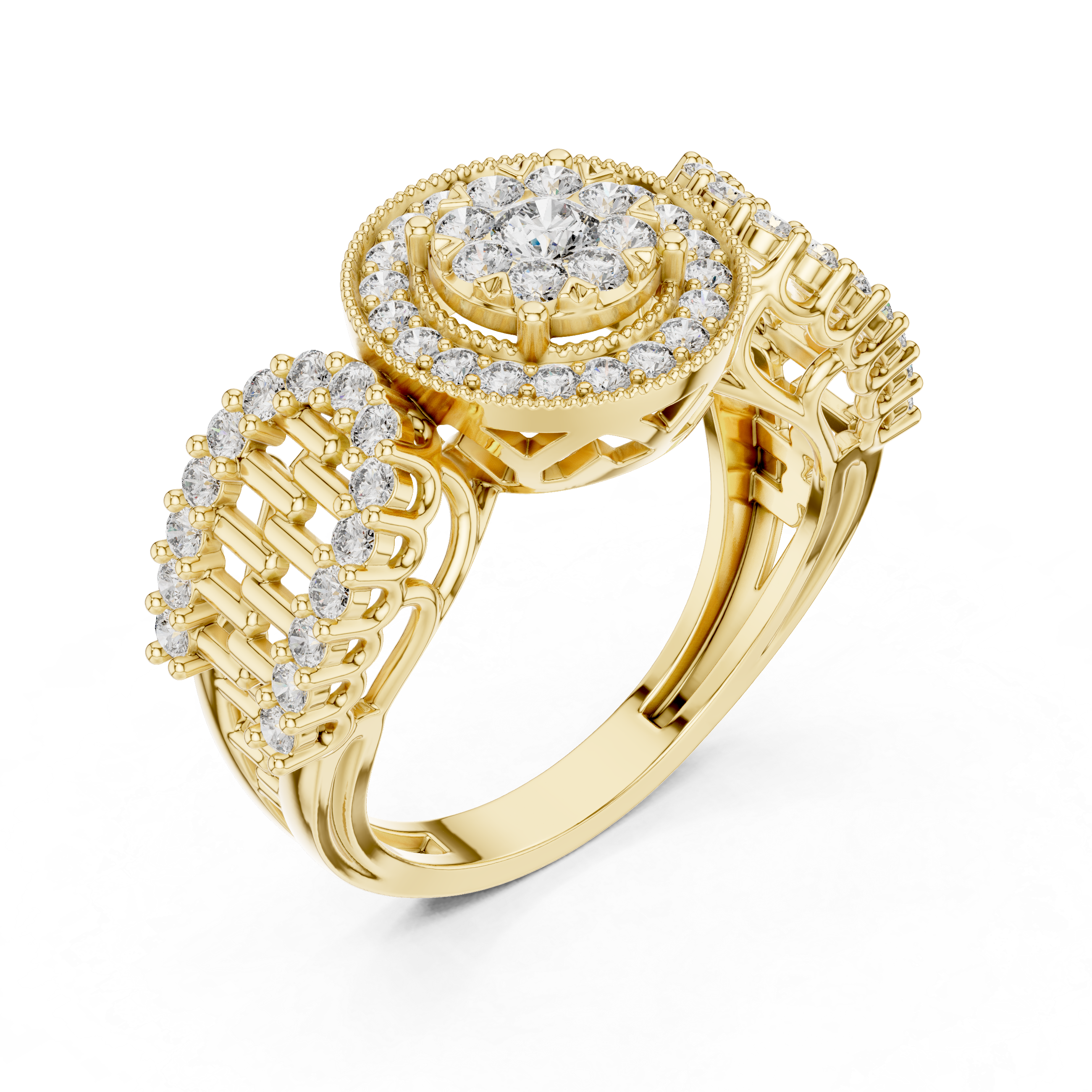 Utopian Land lab grown diamond ring