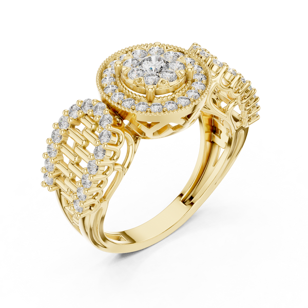 Utopian Land lab grown diamond ring