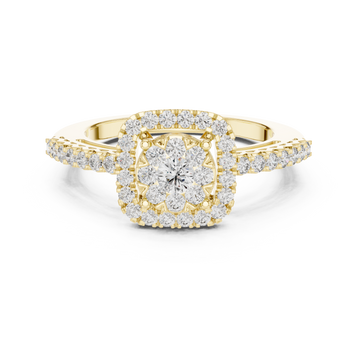 Majestic View lab grown diamond ring