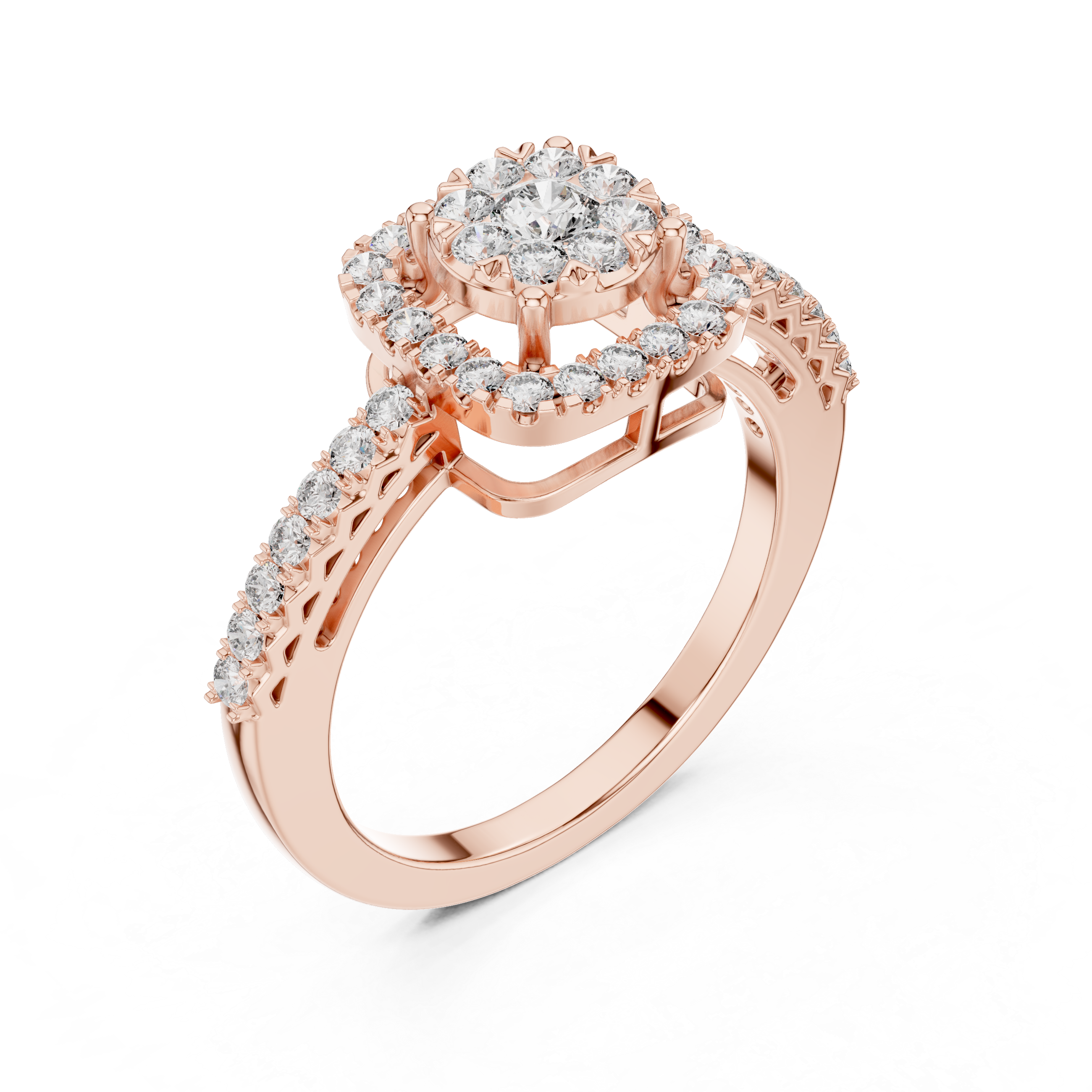 Majestic View lab grown diamond ring