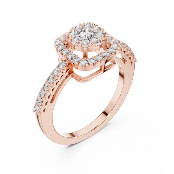Majestic View lab grown diamond ring